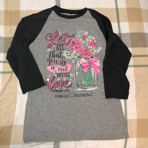 Simply Faithful 3/4 Sleeve Shirt